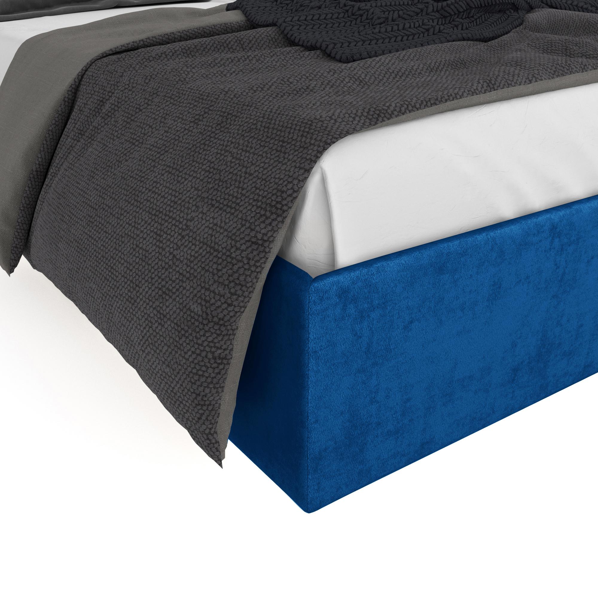 Кровать Болонья синяя 160х200 изображение товара
