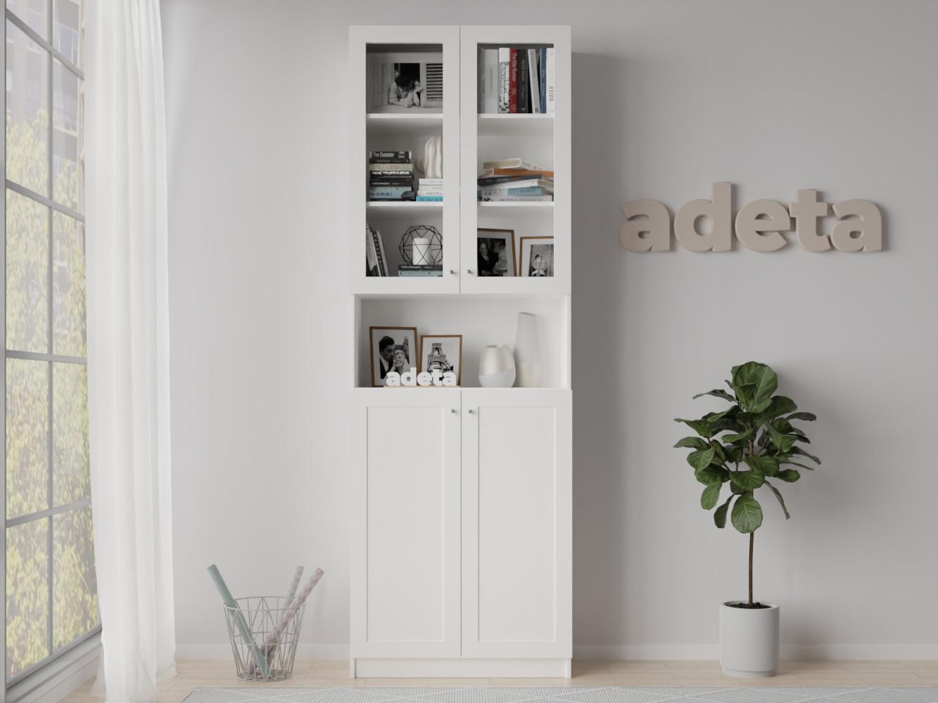 Изображение товара Книжный шкаф Билли 333 white ИКЕА (IKEA), 80x30x237 см на сайте adeta.ru