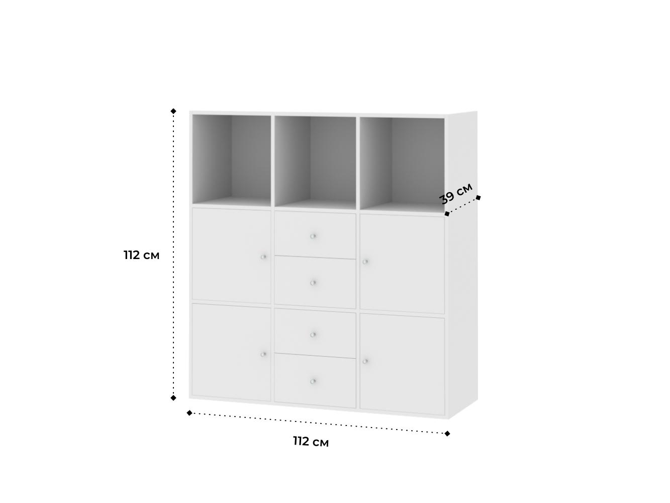 Изображение товара Стеллаж Билли 129 white ИКЕА (IKEA), 112x39x112 см на сайте adeta.ru