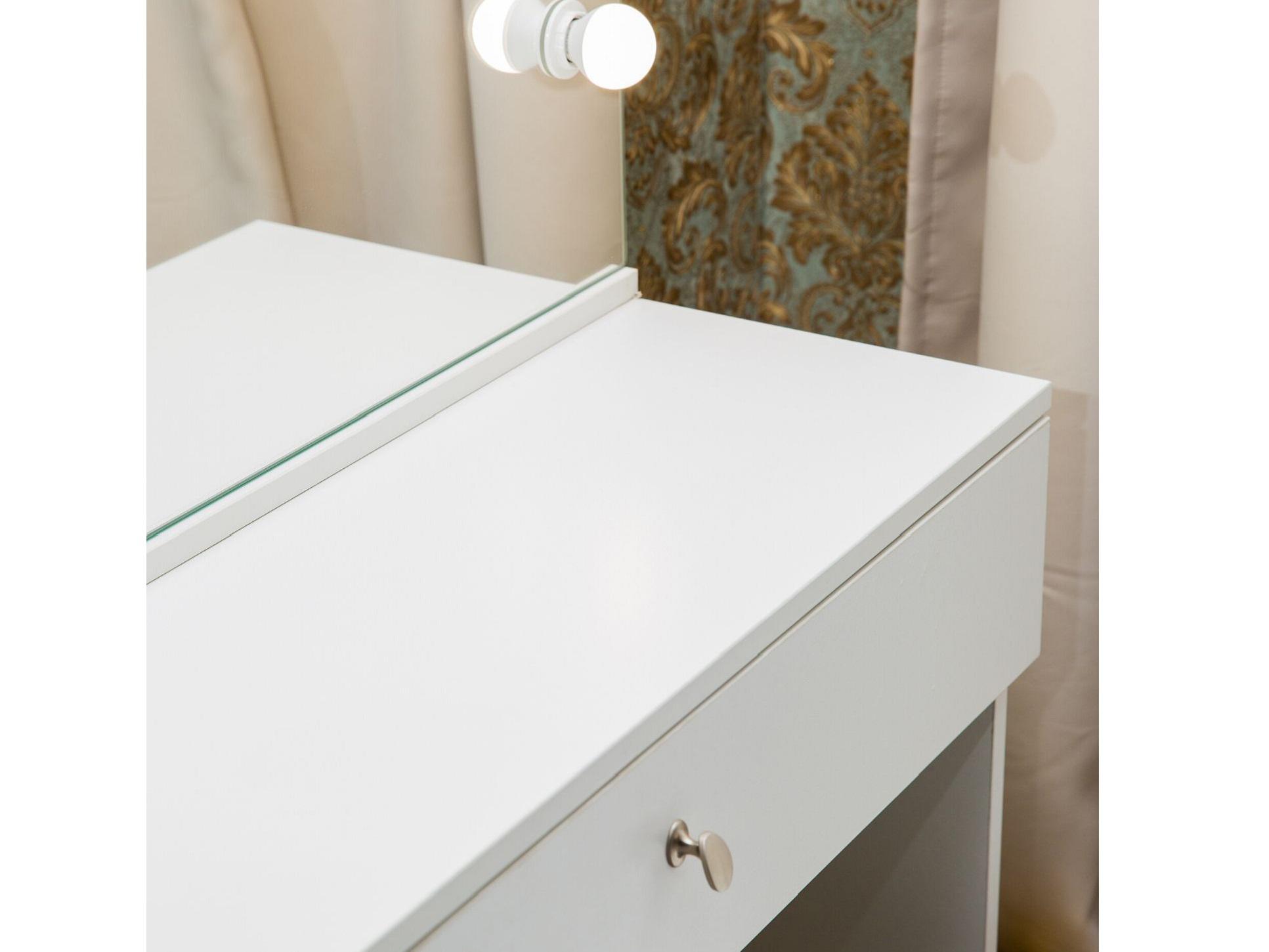 Изображение товара Туалетный столик Лакано 13 white, 80x40x180 см на сайте adeta.ru