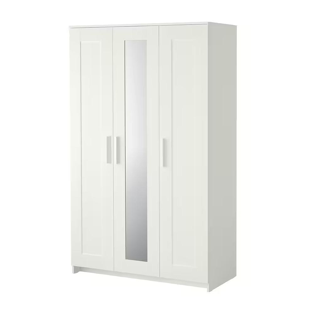 Изображение товара Распашной шкаф Бримнэс white ИКЕА (IKEA), 120x50x220 см на сайте adeta.ru