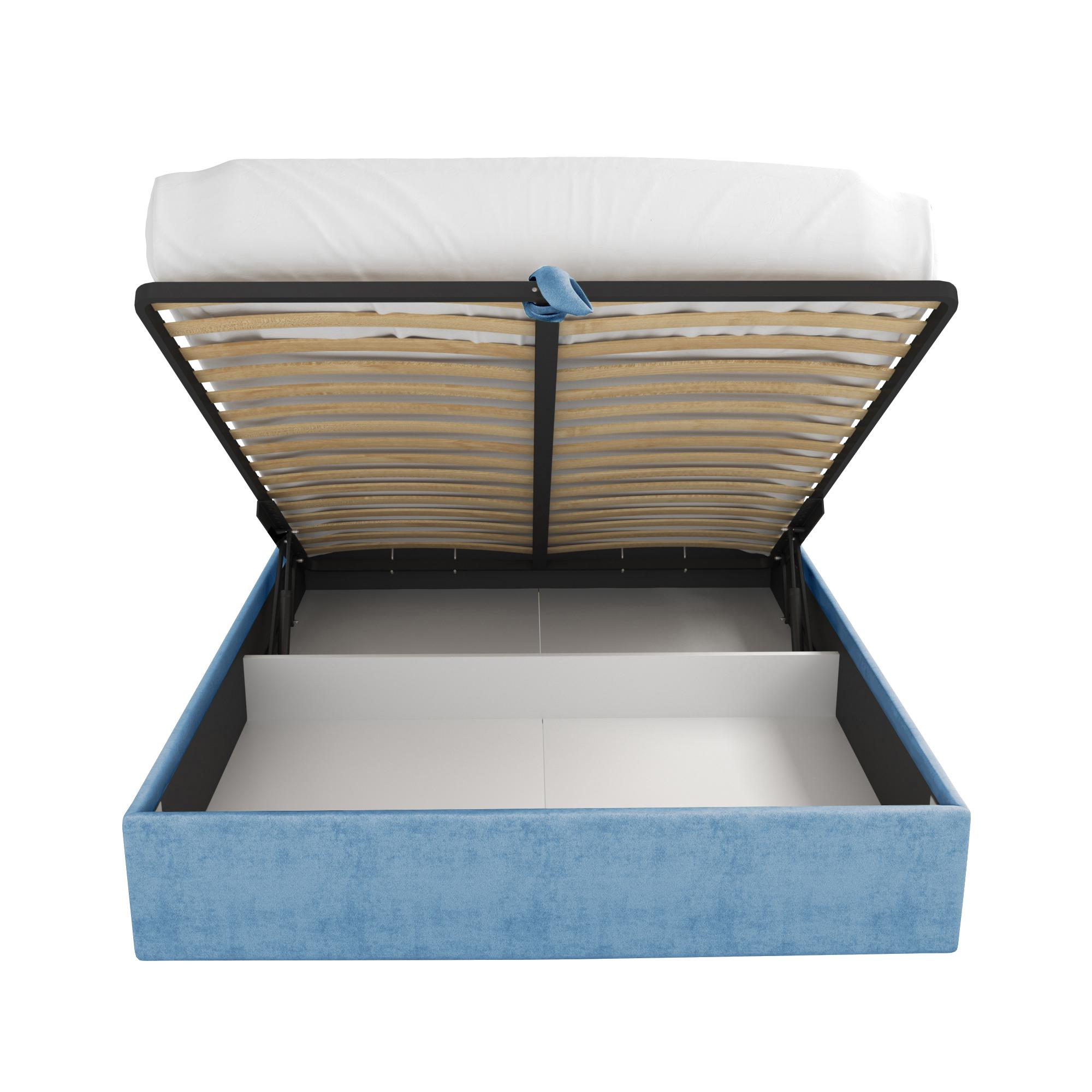 Кровать Ламия синяя 160х200 изображение товара