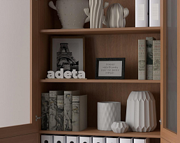 Изображение товара Книжный шкаф Билли 335 walnut guarneri ИКЕА (IKEA) на сайте adeta.ru