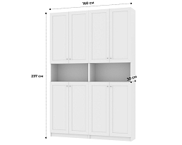 Изображение товара Книжный шкаф Билли 351 white ИКЕА (IKEA) на сайте adeta.ru