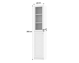 Изображение товара Книжный шкаф Билли 330 white ИКЕА (IKEA) на сайте adeta.ru