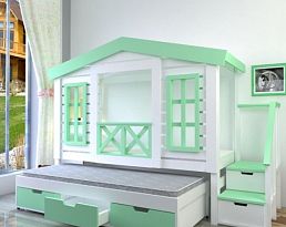 Изображение товара Детская кровать домик Грета на сайте adeta.ru